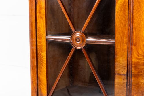 SMALL 19TH CENTURY FRENCH MAHOGANY BOOKCASE - ADDITIONAL PHOTO 3