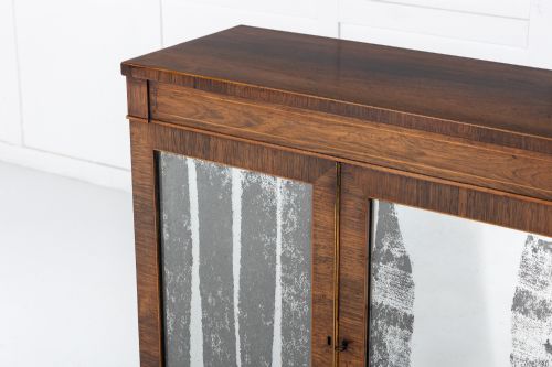19TH CENTURY ENGLISH REGENCY ROSEWOOD SIDE CABINET - ADDITIONAL PHOTO 2