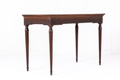 late 18th century french walnut side table - CATEGORY: ANTIQUE TABLES - DATED 18TH CENTURY