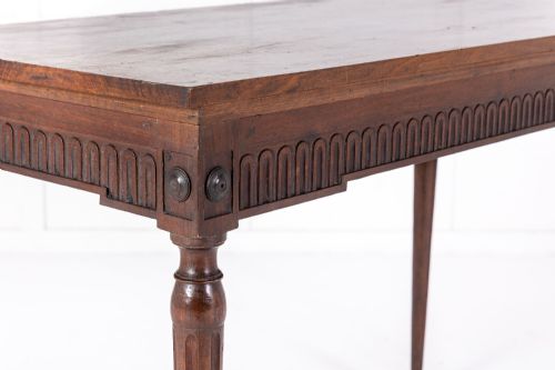 LATE 18TH CENTURY FRENCH WALNUT SIDE TABLE - ADDITIONAL PHOTO 7