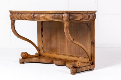 PAIR OF 19TH CENTURY ITALIAN WALNUT CONSOLE TABLES - ADDITIONAL PHOTO 5