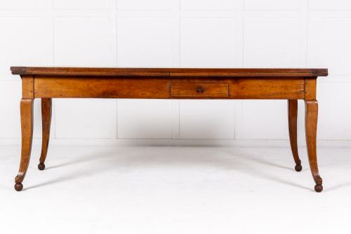 19th century cherrywood farmhouse table - CATEGORY: ANTIQUE TABLES - DATED 19TH CENTURY