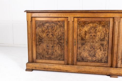 LARGE 19TH CENTURY FRENCH WALNUT ENFILADESIDEBOARD - ADDITIONAL PHOTO 1