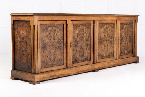 LARGE 19TH CENTURY FRENCH WALNUT ENFILADESIDEBOARD - ADDITIONAL PHOTO 6