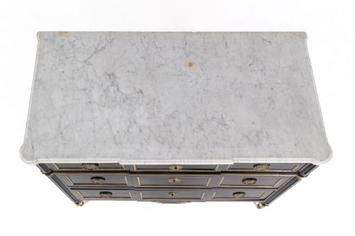 19TH CENTURY FRENCH EBONISED COMMODE - ADDITIONAL PHOTO 6