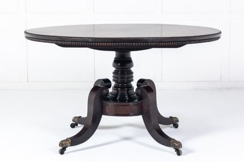 19TH CENTURY ENGLISH REGENCY ROSEWOOD CENTRE TABLE - ADDITIONAL PHOTO 2
