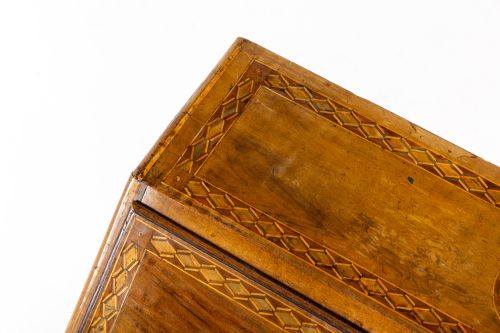 LATE 18TH CENTURY ITALIAN INLAID WALNUT BUREAU - ADDITIONAL PHOTO 7