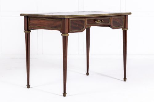 small 19th century french mahogany bureau plat - CATEGORY: ANTIQUE TABLES - DATED 19TH CENTURY
