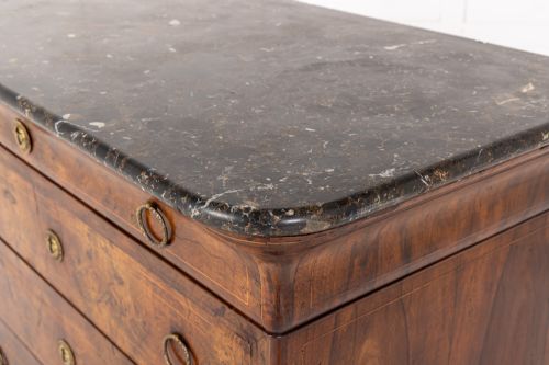 EARLY 19TH CENTURY FRENCH WALNUT COMMODE - ADDITIONAL PHOTO 5