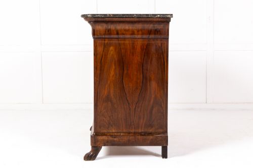 EARLY 19TH CENTURY FRENCH WALNUT COMMODE - ADDITIONAL PHOTO 6