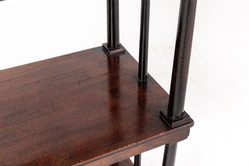 19TH CENTURY ENGLISH REGENCY PERIOD MAHOGANY WHATNOT - ADDITIONAL PHOTO 1