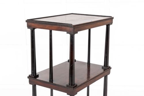 19TH CENTURY ENGLISH REGENCY PERIOD MAHOGANY WHATNOT - ADDITIONAL PHOTO 2