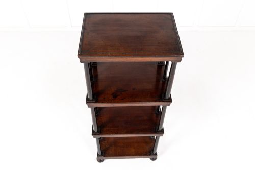 19TH CENTURY ENGLISH REGENCY PERIOD MAHOGANY WHATNOT - ADDITIONAL PHOTO 5