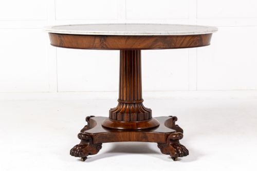 19TH CENTURY FRENCH MAHOGANY GURIDONCENTRE TABLE - ADDITIONAL PHOTO 5