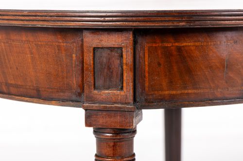 PAIR OF 19TH CENTURY ENGLISH REGENCY MAHOGANY TEA TABLES - ADDITIONAL PHOTO 4
