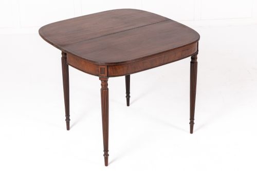 PAIR OF 19TH CENTURY ENGLISH REGENCY MAHOGANY TEA TABLES - ADDITIONAL PHOTO 5