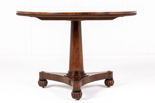 19TH CENTURY LATE REGENCY ROSEWOOD TILT TOP TABLE ATTRIBUTED TO GILLOWS - ADDITIONAL PHOTO 3