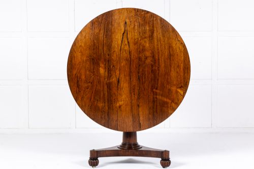 19TH CENTURY LATE REGENCY ROSEWOOD TILT TOP TABLE ATTRIBUTED TO GILLOWS - ADDITIONAL PHOTO 4