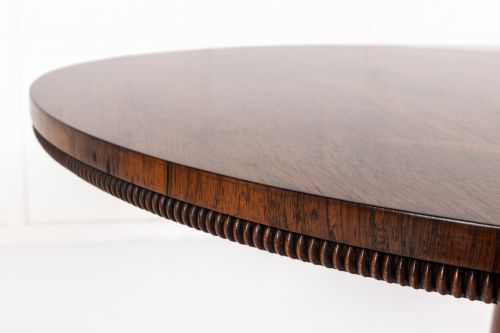 19TH CENTURY LATE REGENCY ROSEWOOD TILT TOP TABLE ATTRIBUTED TO GILLOWS - ADDITIONAL PHOTO 5