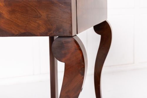 19TH CENTURY FRENCH MAHOGANY CONSOLE TABLE - ADDITIONAL PHOTO 2