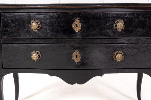 18TH CENTURY FRENCH PROVINCIAL EBONISED COMMODE - ADDITIONAL PHOTO 1