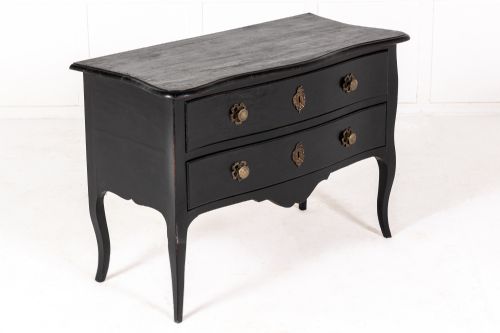 18TH CENTURY FRENCH PROVINCIAL EBONISED COMMODE - ADDITIONAL PHOTO 5