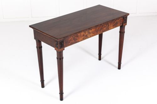 late george iii english mahogany side table - CATEGORY: ANTIQUE TABLES - DATED GEORGIAN