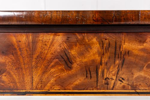 LATE GEORGE III ENGLISH MAHOGANY SIDE TABLE - ADDITIONAL PHOTO 3