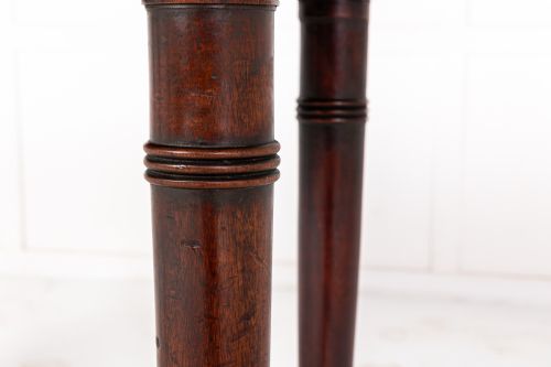 LATE GEORGE III ENGLISH MAHOGANY SIDE TABLE - ADDITIONAL PHOTO 7