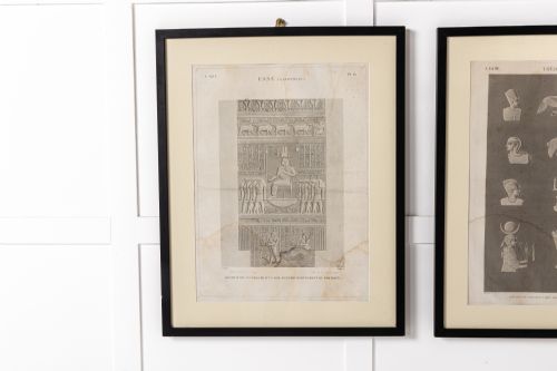 SET OF SIX 19TH CENTURY FRAMED ETCHINGS - ADDITIONAL PHOTO 1