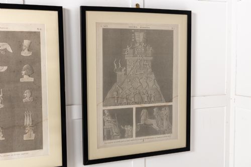 SET OF SIX 19TH CENTURY FRAMED ETCHINGS - ADDITIONAL PHOTO 3