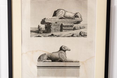 SET OF SIX 19TH CENTURY FRAMED ETCHINGS - ADDITIONAL PHOTO 7