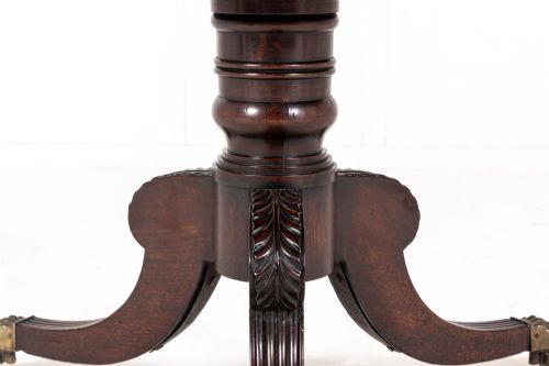 19TH CENTURY ENGLISH REGENCY MAHOGANY DRUM TABLE - ADDITIONAL PHOTO 3