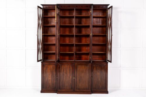 19TH CENTURY ENGLISH REGENCY MAHOGANY BOOKCASE ATTRIBUTED TO GILLOWS - ADDITIONAL PHOTO 1