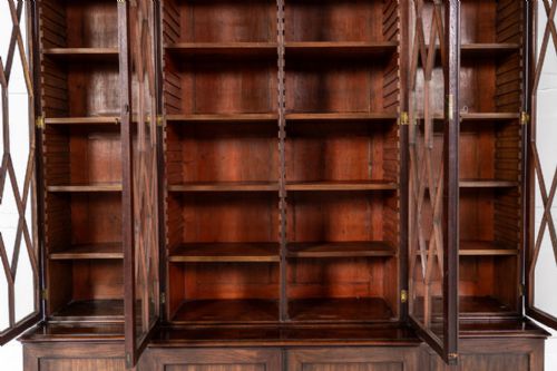 19TH CENTURY ENGLISH REGENCY MAHOGANY BOOKCASE ATTRIBUTED TO GILLOWS - ADDITIONAL PHOTO 6