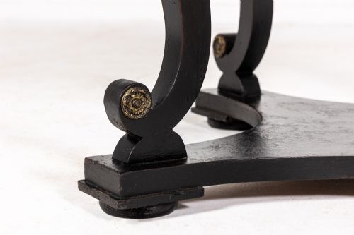 EARLY 19TH CENTURY ITALIAN EBONISED CENTRE TABLE - ADDITIONAL PHOTO 3