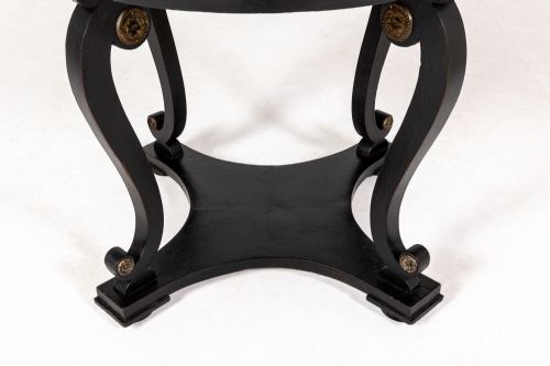 EARLY 19TH CENTURY ITALIAN EBONISED CENTRE TABLE - ADDITIONAL PHOTO 4