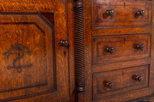 18TH CENTURY OAK DRESSER DRESSER BASE - ADDITIONAL PHOTO 5
