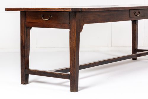 LATE 18TH CENTURY FRENCH CHERRYWOOD FARMHOUSE TABLE - ADDITIONAL PHOTO 5