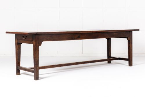 LATE 18TH CENTURY FRENCH CHERRYWOOD FARMHOUSE TABLE - ADDITIONAL PHOTO 6