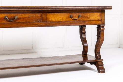19TH CENTURY FRENCH WALNUT DRAPERS TABLE - ADDITIONAL PHOTO 2