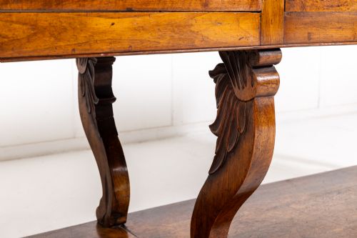 19TH CENTURY FRENCH WALNUT DRAPERS TABLE - ADDITIONAL PHOTO 4