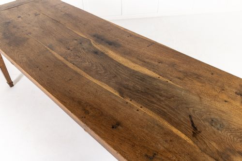18TH CENTURY FRENCH OAK FARMHOUSE TABLE - ADDITIONAL PHOTO 4