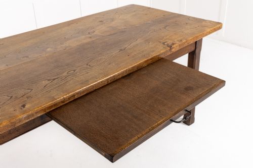 18TH CENTURY FRENCH ELM FARMHOUSE TABLE - ADDITIONAL PHOTO 2