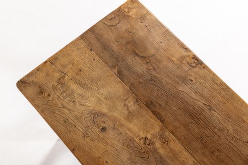 18TH CENTURY FRENCH ELM FARMHOUSE TABLE - ADDITIONAL PHOTO 5