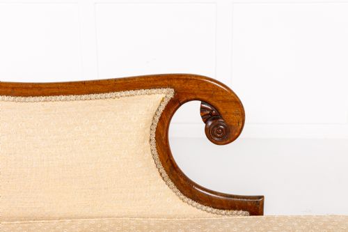 19TH CENTURY LATE ENGLISH REGENCY PERIOD MAHOGANY CHAISE LONGUE - ADDITIONAL PHOTO 6