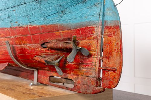 LARGE SCALE EARLY 20TH CENTURY SHIPBUILDERS MODEL OF SANT'ANTONIO STEAMSHIP - ADDITIONAL PHOTO 4