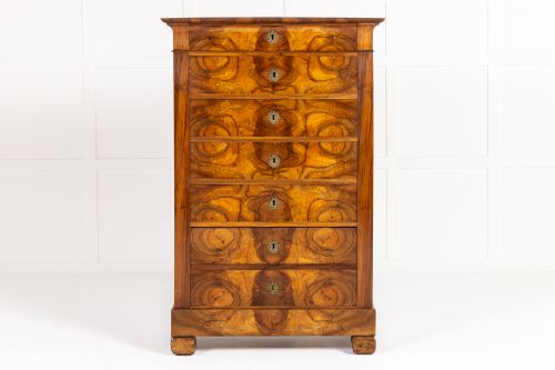 19TH CENTURY FRENCH WALNUT SEMAINIER - ADDITIONAL PHOTO 1