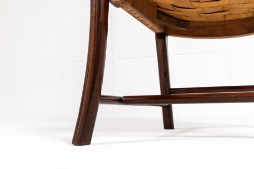18TH CENTURY GEORGE III SCOTTISH MAHOGANY OPEN ARMCHAIR - ADDITIONAL PHOTO 2