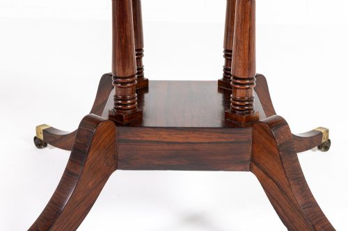 19TH CENTURY ENGLISH ROSEWOOD CENTRE TABLE - ADDITIONAL PHOTO 2
